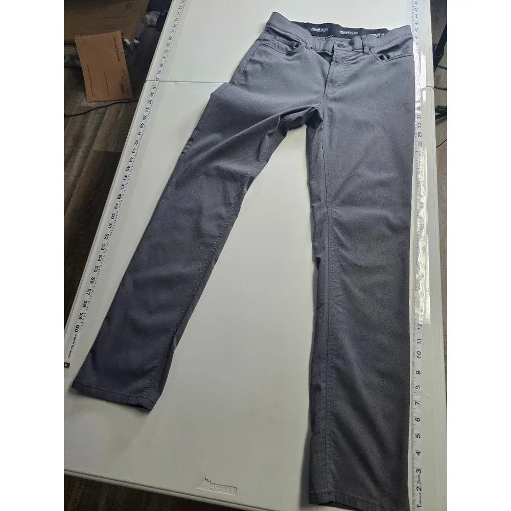 Awareness Kenneth Cole Men's Flex Relaxed Fit Gray Pants Casual Workwear 30x32